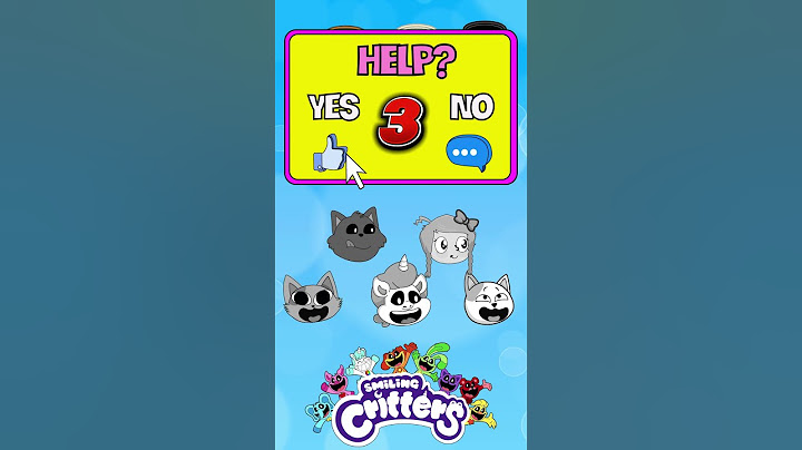 Please help me pass the Color Challenge level 999 #4 - Smiling Critters animation #short