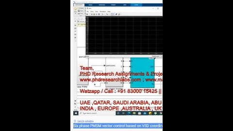 Six phase PMSM vector control based on VSD coordinate transformation || PMSM || 6 PHASE PMSM