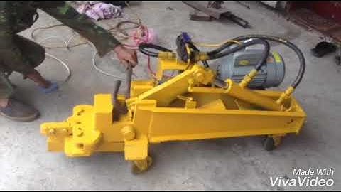 Máy cắt,uốn sắt thủy lực cắt phi 30 - cơ khí Hồng Vũ call : 038.647.86.88