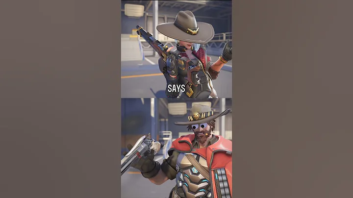 (No. 3) Ashe and Cassidy interaction - Overwatch 2