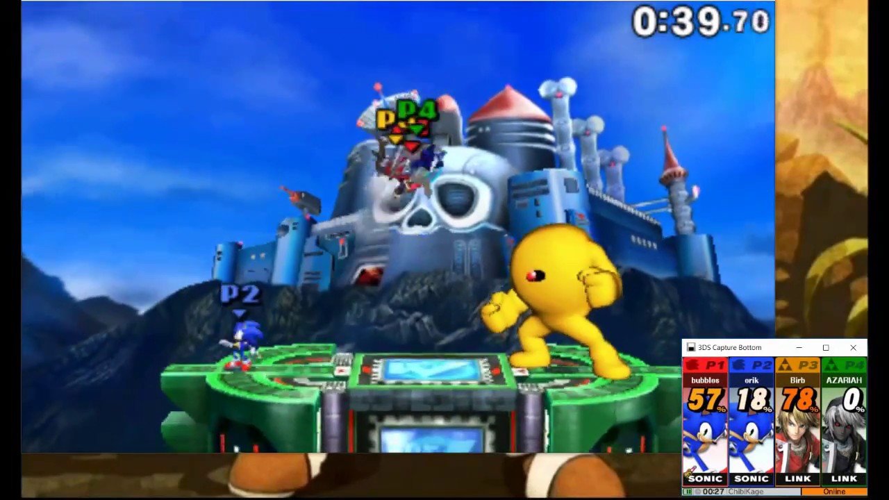 super smash bros 3ds online