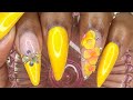 Acrylic Nails Tutorial - How To Acrylic Nails for Beginners Nail Tips - 3D Acrylic Flowers Nail Art