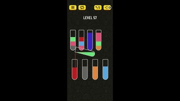 Water Sort Puzzle - level 57 walkthrough