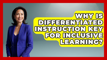 Why Is Differentiated Instruction Key For Inclusive Learning? - Your Disabled Truth