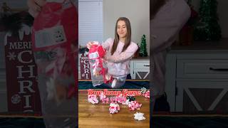 BOW SCOOP GAME 🎀 Fun family Christmas game! #christmasgames #christmasideas #familychristmas