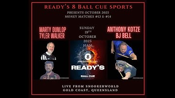 Marty Dunlop v Tyler Walker and Anthony Kotze v BJ Bell RT11
