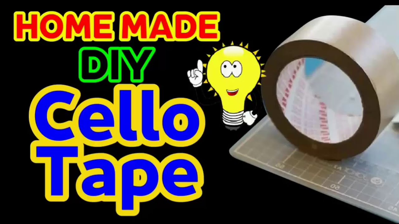 How to make cellotape diy homemade cellotape jaya craft creations