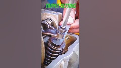 tappet setting #automobile #mechanic #bikelover