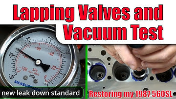 560SL - Lapping Valves and Vacuum Test
