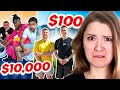 SIDEMEN $10,000 VS $100 HOTEL REACTION