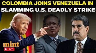 Live: Colombia Joins Venezuela In Denouncing US Navy Strike On Suspected Narco-Boat | Trump