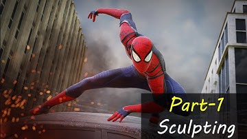 Spider-Man Making in Zbrush and Blender (Part-1 Sculpting Body)