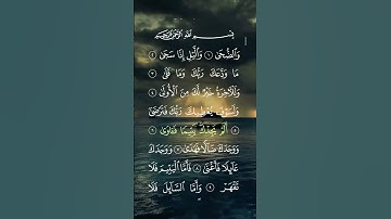 سورة الضحى (ماهر معيقلي)حالات واتساب
