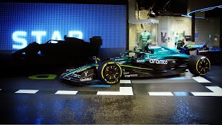 Silverstone Museum's Largest Visitor! Aston Martin Aramco AMR25 Show Car