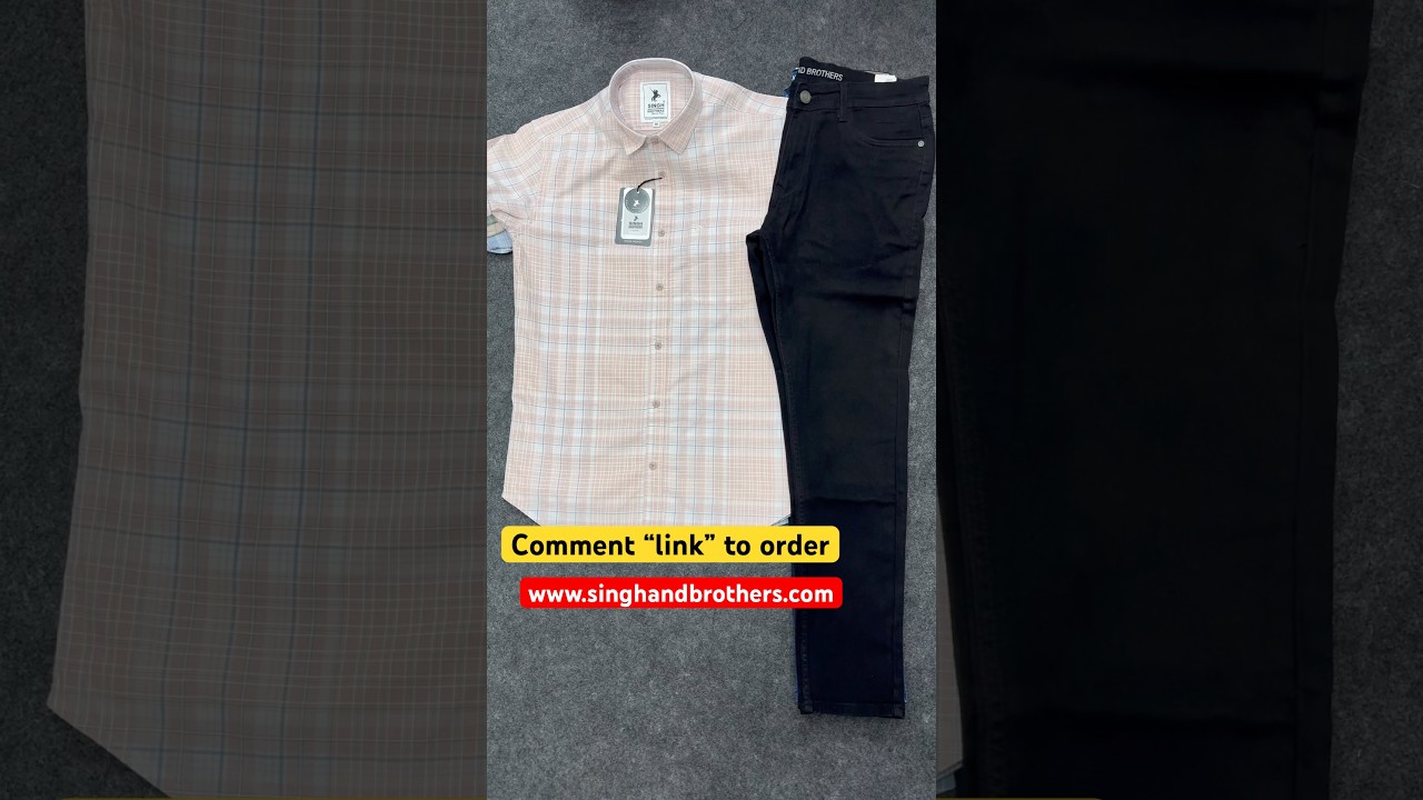 Men’s fashion | check shirt denim jeans | checks outfits | new trend | 