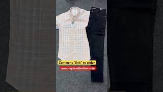 Mens Fashion  Check Shirt Denim Jeans  Checks Outfits  New Trend  singhandbrothers