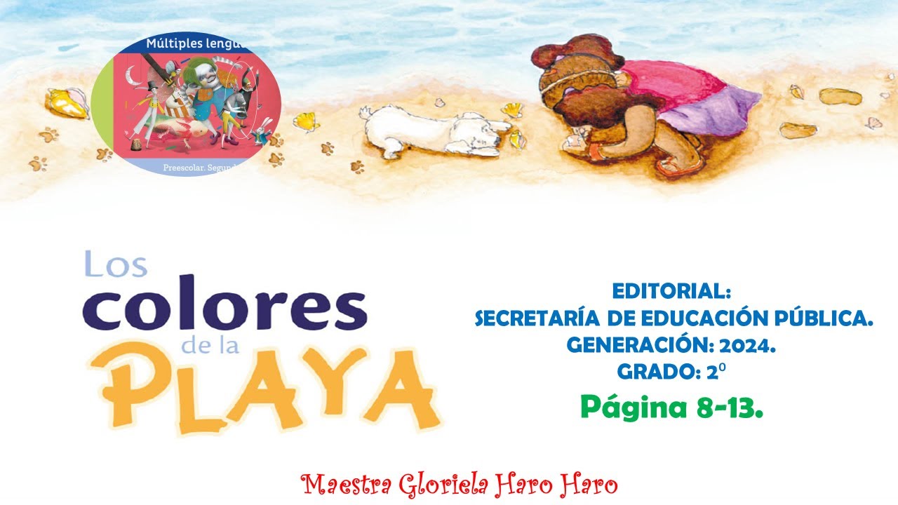 los-colores-de-la-playa-libro-m-ltiples-lenguajes-2-preescolar-youtube