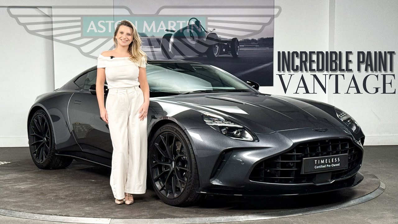 Aston Martin Vantage 2026 года в стиле «стелс» — элегантный обзор.