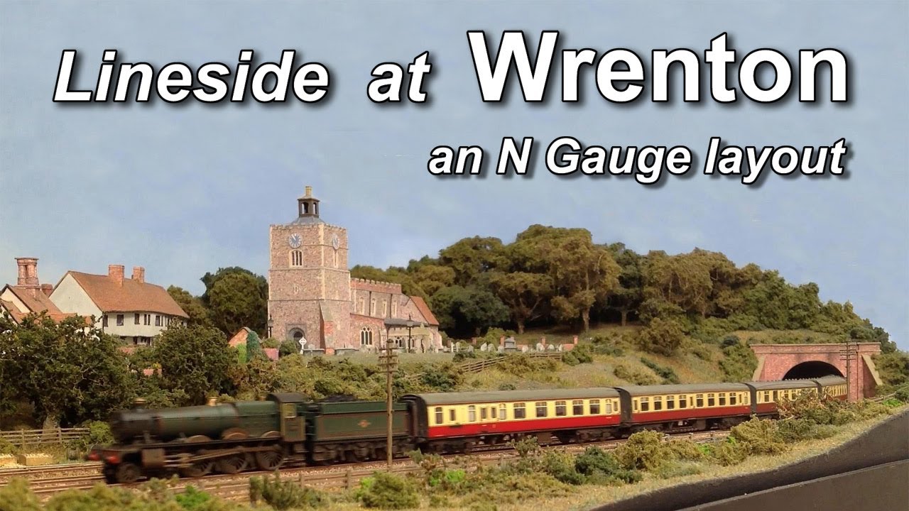 Lineside at Wrenton, an N gauge model railway.