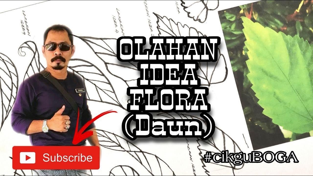  Cara  Mudah Membuat  Olahan Idea Flora Daun  Motif Ukiran 