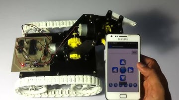 Android Controlled Pick And Place Robotic Arm Vehicle Project