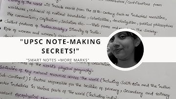 "UPSC Note-Making Masterclass: How to Make Notes the Right Way!"-IN TELUGU❤️PSYCHOLOGICAL Techniques