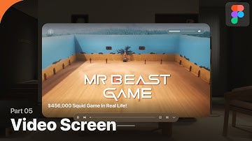 🥽 Part 05: Video Screen - YouTube App in Vision Pro (Figma Prototype)