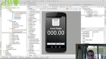 การทำ ListView และ OnClick ItemClick  (My Weight ตอน 14)