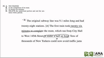 ACT English: Conciseness & Redundancy Problem #2
