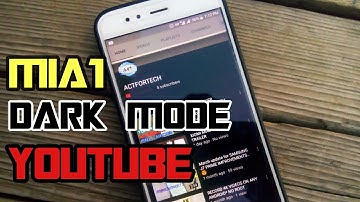 DARK MODE OF YOUTUBE ON ANY ANDROID  FEAT. MIA1
