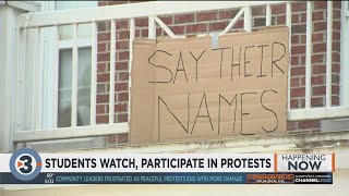'Students are where the heart is': UW-Madison students watch, participate in protests