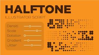 Create Vector Halftone in One CLICK| Illustrator Script