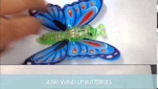 US Toy Company Product Demo - 4396 Wind Up Butterflies