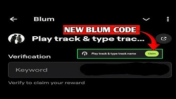 Play track & type track name Video Code Blum Project | Blum New Video Code | Blum Listing Date soon