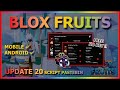 BLOX FRUITS Script Mobile UPDATE 20 AUTO FARM | NO LAG SMOOTH | MASTERY &amp; MORE (NO KEY) 👻