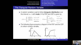 Simulation Modeling 21 Triangular Distribution