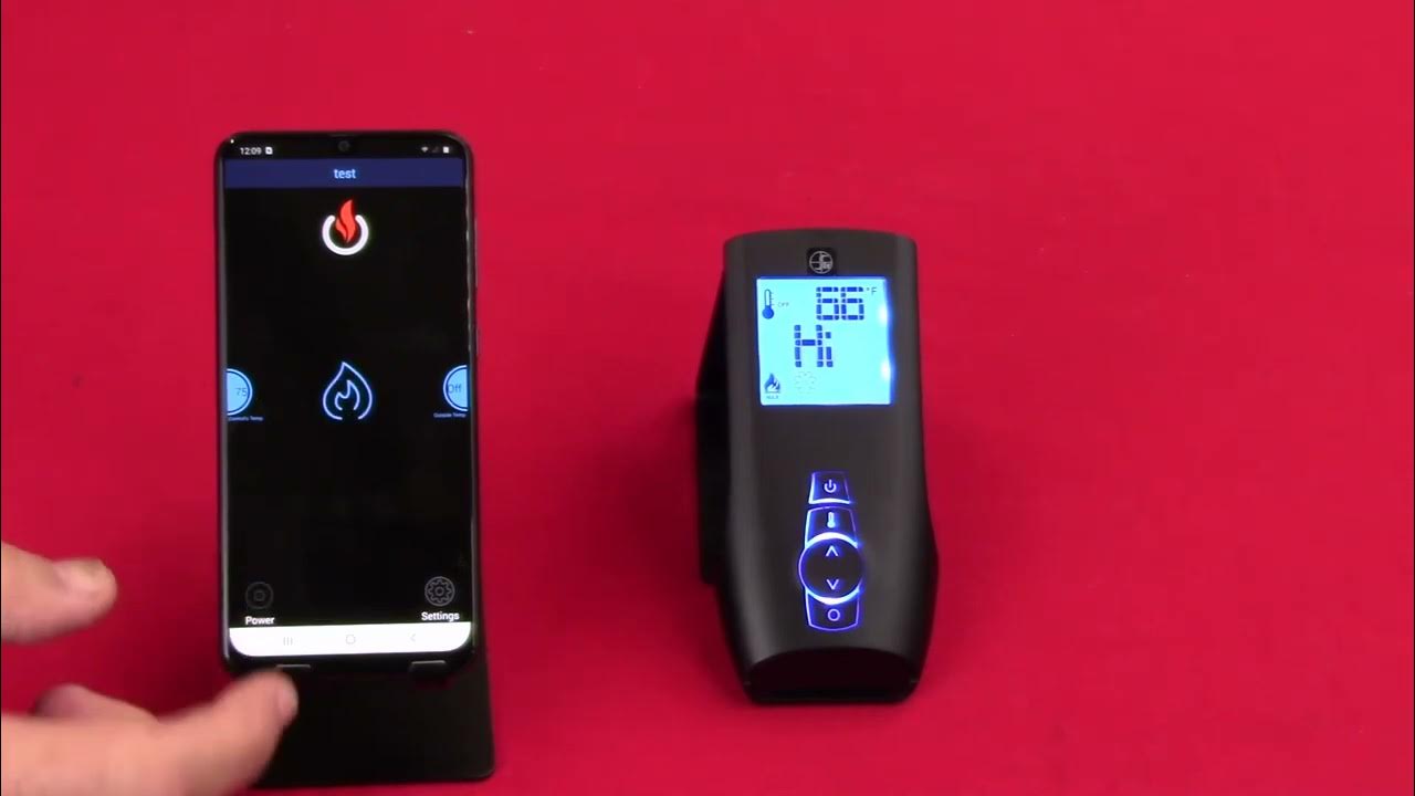 Flame-Tec ProFlame Remote Control Connect to i-Flame App - YouTube