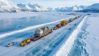 How Alaska Moves Millions of Tons of Equipment Across a Highway Made of Ice