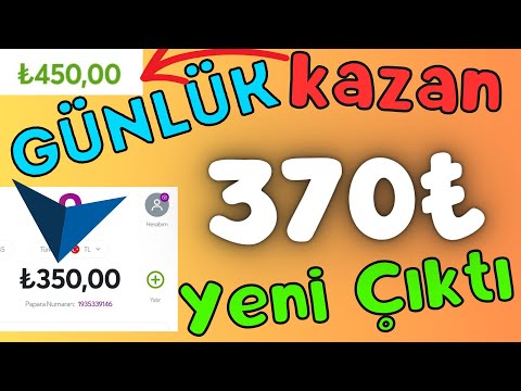 Yeni Çıktı Günlük 370₺ Kazan 🤑💰( KANITLI VİDEO) - İnternetten Para Kazanma Yolları 2023