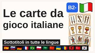 تعلم الإيطالية مع البطاقات الإيطالية: Scopa و Briscola 🎴 - المستوى B2- [مع ترجمة] screenshot 3