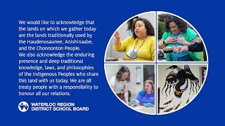 The Territorial Acknowledgement in the WRDSB