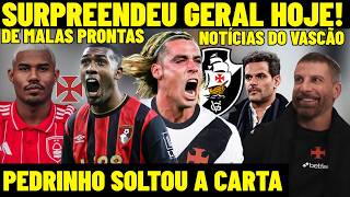 Agora Vai Pedrinho Solta A Carta No Vasco Rayan Surpreende Geral Crvg Se Aproxima Do Spinelli E