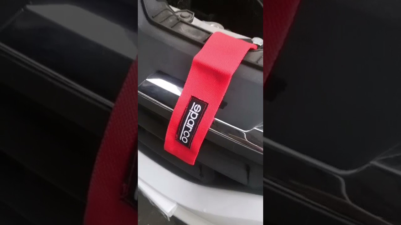 Sparco Tow Strap Install | Kwid | 