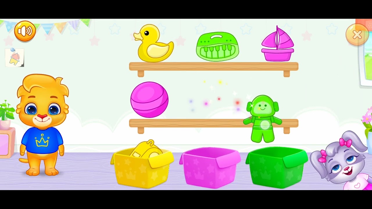 Kids pre school games sort count matching games for age 2 to age
