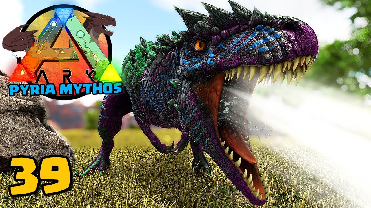 O INCRÍVEL ALLOSAURO DIVINO - ARK PYRIA MYTHOS #39 ARK: SURVIVAL ...