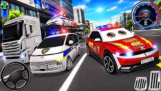 Kelas Mengemudi 3D Baru - Game Mobil dan Truk Polisi Kota McQueen | Gameplay Android #29 screenshot 1