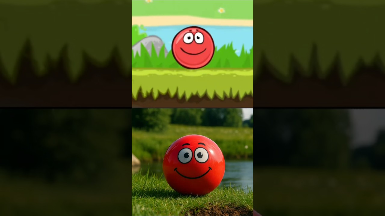 Red Ball 4 Vs In Real Life