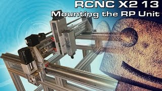 RCNC X2 Router 13: Mounting the Anti-Backlash Rack & Pinion Drive
