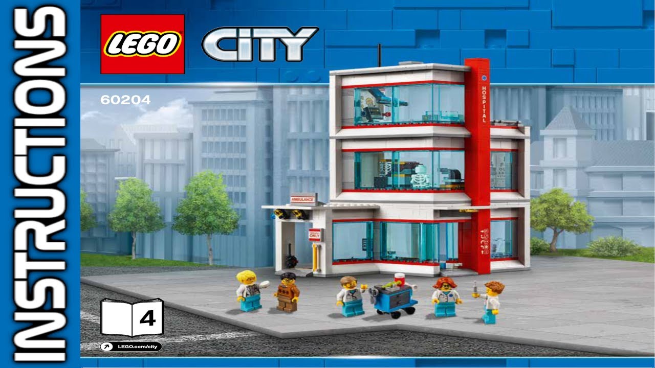 LEGO City Hospital 60204 | Building Instructions - Booklet 4 🚑