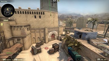 CSGO Tips, Tricks and Tutorials - Mirage A site CT smoke from B apps for both 64 and 128 tick